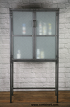 Modern Industrial Apothecary Cabinet, Medicine Cabinet, Pantry, Display Case, Retail Fixture 2 small