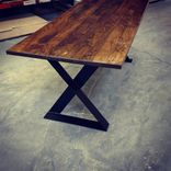 Modern X Frame Style Dining Table 2 small