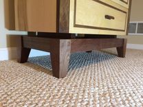 Walnut & Bird's Eye Maple Cabinet 5 small
