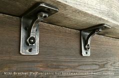 Shelf Bracket - Metal Hand Forged Shelf Bracket -  Kitchen Shelving Corbels 2 small