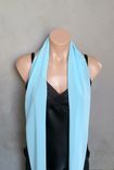 Aqua Chiffon Scarf 2 small