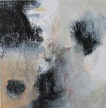 Acrylic Abstract Painting Art Canvas, 8" X 8",Original Contemporary Wall Hanging 1 small