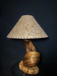 Twisted Juniper Table Lamp Handmade 6 small