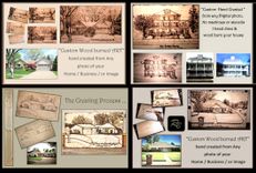 Art,Wood Burned,Husband Gift,Wife Gift,Wood Anniversary,Plaque,Photo Album,Book,Journal,Wedding Book 3 small