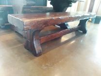 #0432 Rustic Cedar Dining Table 4 small