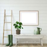 Honeycomb Bee Concrete Planter 1 small