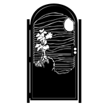 Metal Art Gate - Lone Pine - Steel Panel Art - Wall Accent - Garden Gate - Handmade 3 small