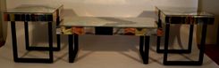 3-Pc Metal Overlay Table Set 2 small