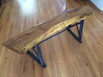 Wood Slab Bench 6 small
