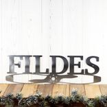 Personalized Airplane Propeller Metal Last Name Plaque for Aviation Pilot 5 small