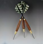 Dart Flights, Real Turkey Feathers ( Dart Bodies Not Included ) 2 small
