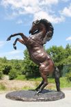 10 Feet! Giant Rearing Horse Bronze Statue | Life Size Bronzes Bronze Sculptures - Lost Wax Casting 1 small