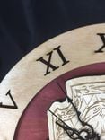 Gryffindor Hogwarts House From Harry Potter Laser Cut Stained Wood Clock 2 small