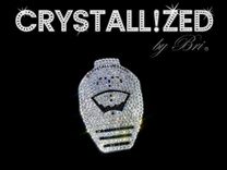 Washer Fluid Cap Crystallized Car Engine Bling Genuine European Crystals Bedazzled 1 small