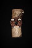 Wood Carving -  Owl - Original Hand Made Bird Sculpture -  Wall Art 2 small
