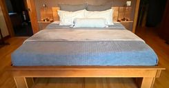 Modern Platform Bed With Shelves 5 small
