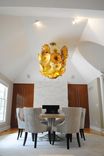 Platter Style' Art Glass Chandeliers | Custom Blown Glass Lighting - Sconces 1 small