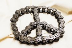 Steampunk Art Peace Sign 2 small