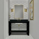 Metal Bathroom Vanity Base (Miles) 4 small