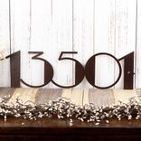 Custom Metal Modern House Number Sign 1 small