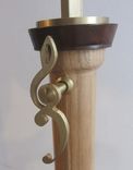 Music Stand In Walnut,Ash And Brass 5 small