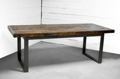 Alamo Wood Industrial Dining Table 1 small