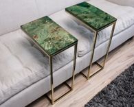 Custom Rustic Modern C-Tables, Cantilever Couch Tables Tv Laptop Stands 2 small