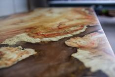 Flame Box Elder Dining Table 3 small