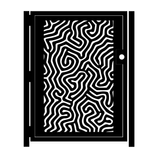 Decorative Steel Gate - Garden Gate - Ferrofluid - Custom Gate - Decorative Steel Panel - Handmade 2 small