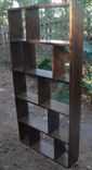 Bookcase Or Room Divider Custom Made With Solid Black Walnut 1 small