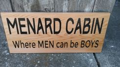 Cedar Signs, House Signs, Information Signs 2 small