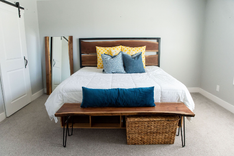 Bedroom Mirror, Large Stand Up Mirror, Live Edge Wood Frame Mirror, Floor Mirror, Rustic Mirror 4 small