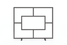 Metal Fireplace Screen (Hadley) 2 small