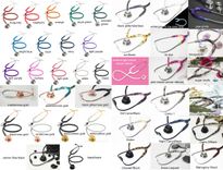 Crystallized Mdf Md One Stethoscope Medical Nursing Doctor Bling Genuine European Crystals Bedazzled 3 small