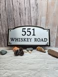 Personalized Routed Address Sign Plaque 2 small