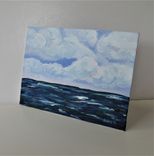 Brooke Baxter Howie Original Acrylic Seascape, 7" X 5" 5 small