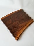 Large Wood Server- Serving Board- Charcuterie Board- Food Server- Black Walnut- Food Safe- Tapas 3 small