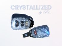 Crystallized Car Key Any Make Model Bling Bedazzled Genuine European Crystals 2 small