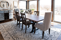 8 Seater Dining Table, 7 Foot Dining Table, 8 Foot Dining Table, Rectangle Table 2 small
