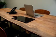 Sycamore Conference Table, Sycamore Dining Table, Live Edge Conference Table, Meeting Table 1 small