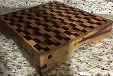 Exotic Wood End Grain Cutting Board 3 small