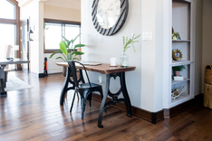 Live Edge Desk, Walnut Computer Desk, Desk With Metal Legs, Slab Desk, Handmade Office Desk 2 small