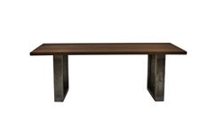 Walnut Coffee Table, Modern Coffee Table, Coffee Table With Metal Legs, Farmhouse, Rustic 3 small