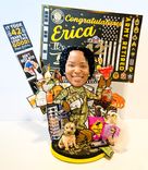Funny 40th Birthday Custom Cake Topper For Woman 50, 60th , 50 & Fabulous Small Topper 4 small