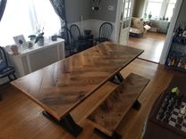 Herringbone Dining Table 2 small