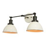 Modern Farmhouse 2-Shade Vanity Light 1 small