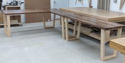 Large Walnut And Maple Convertible Desk 3 small