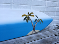 Wedding Guestbook Wood Surfboard Sign, Guest Book Alternative 4 small