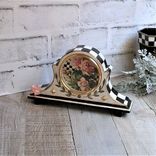 Whimsical Checks Music Box Hand Painted Checkered Decor 4 small