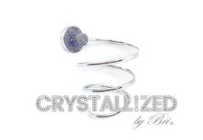 Crystallized Wall Mount Chrome Hair Dryer Holder Bath Bling European Crystals Bedazzled 1 small